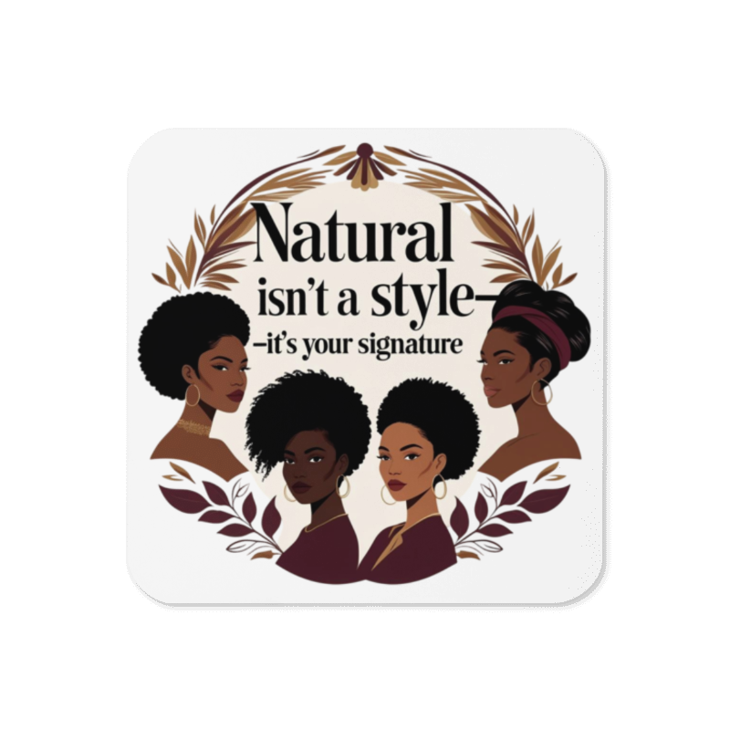 Cork Base Coaster – white background