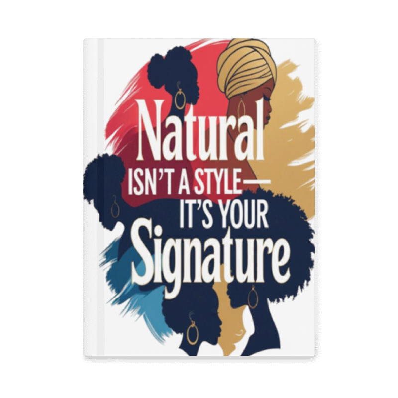 Natural Isn't A Style Hardcover Journal